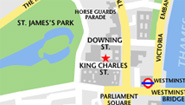 map of king charles street